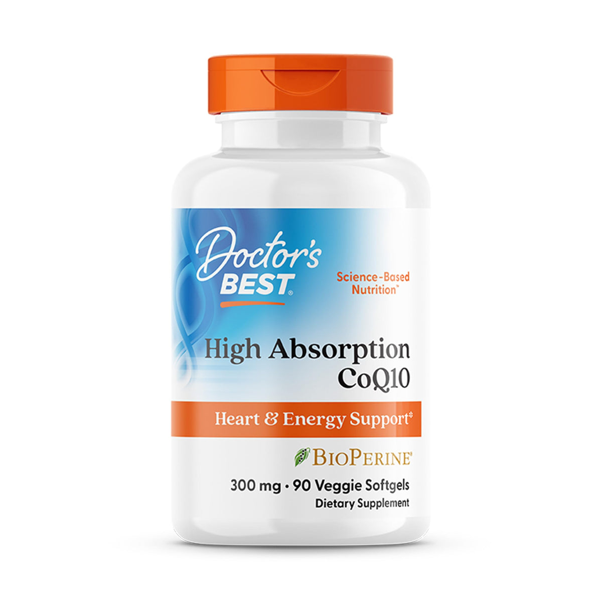 Doctor's BEST High Absorption CoQ10 300mg with BioPerine - 90 Softgels