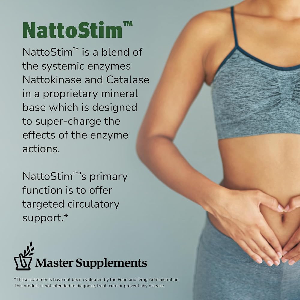 NattoStim Nattokinase Enzyme Circulatory Support - 30 Capsules - image 3