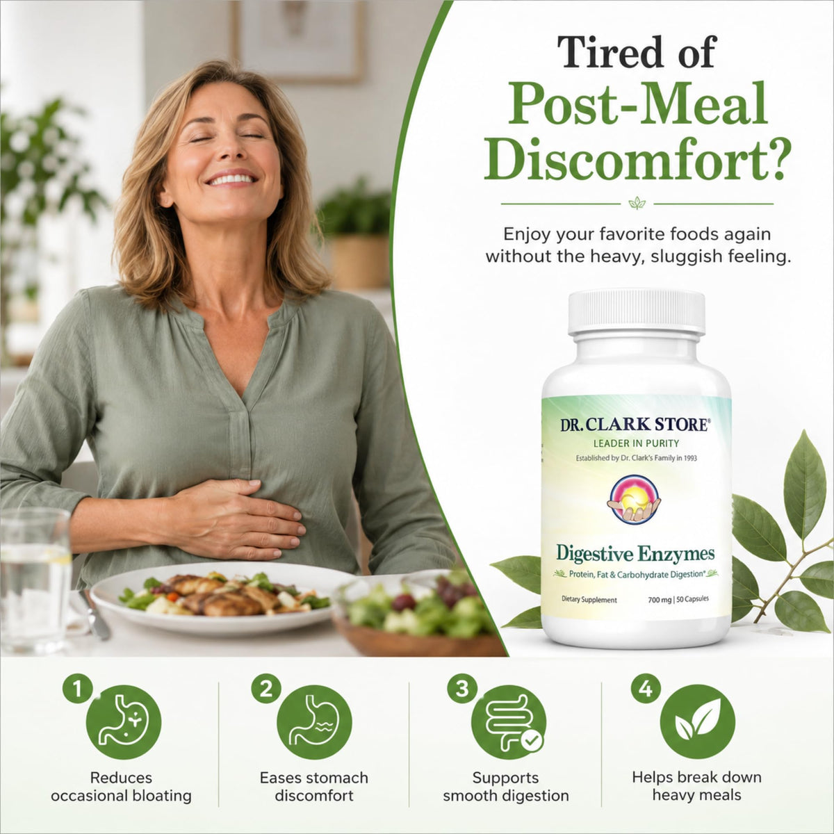Dr Clark Store Digestive Enzymes Supplement