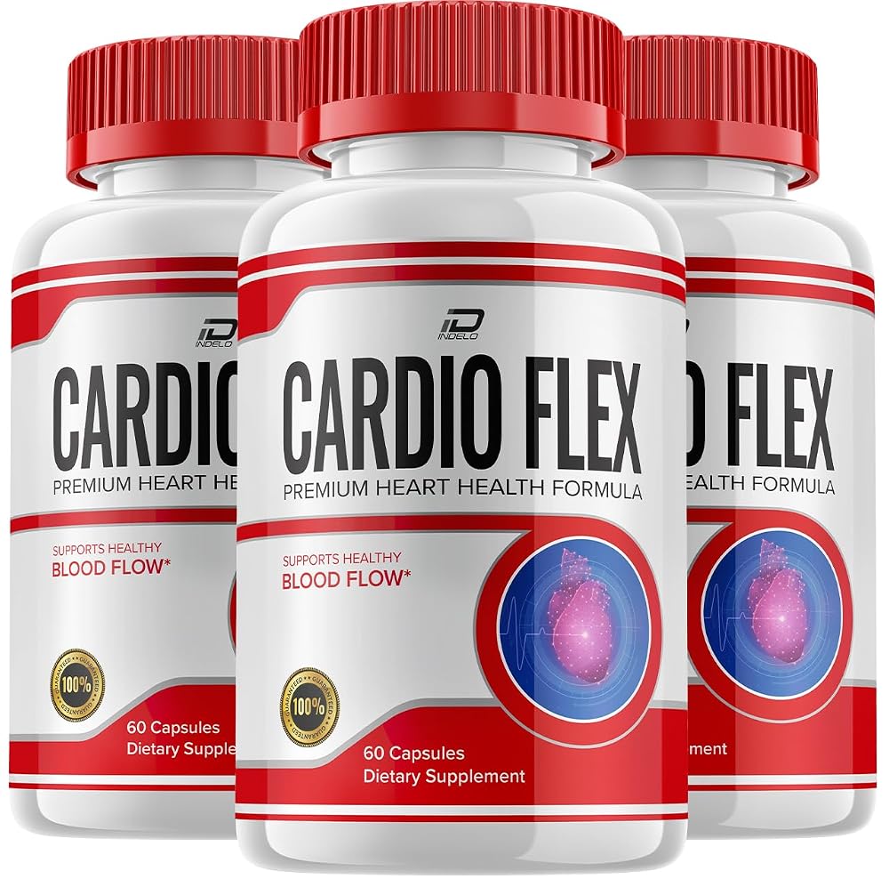Indelo Cardio Flex Healthy Formula Supplement - 180 Capsules