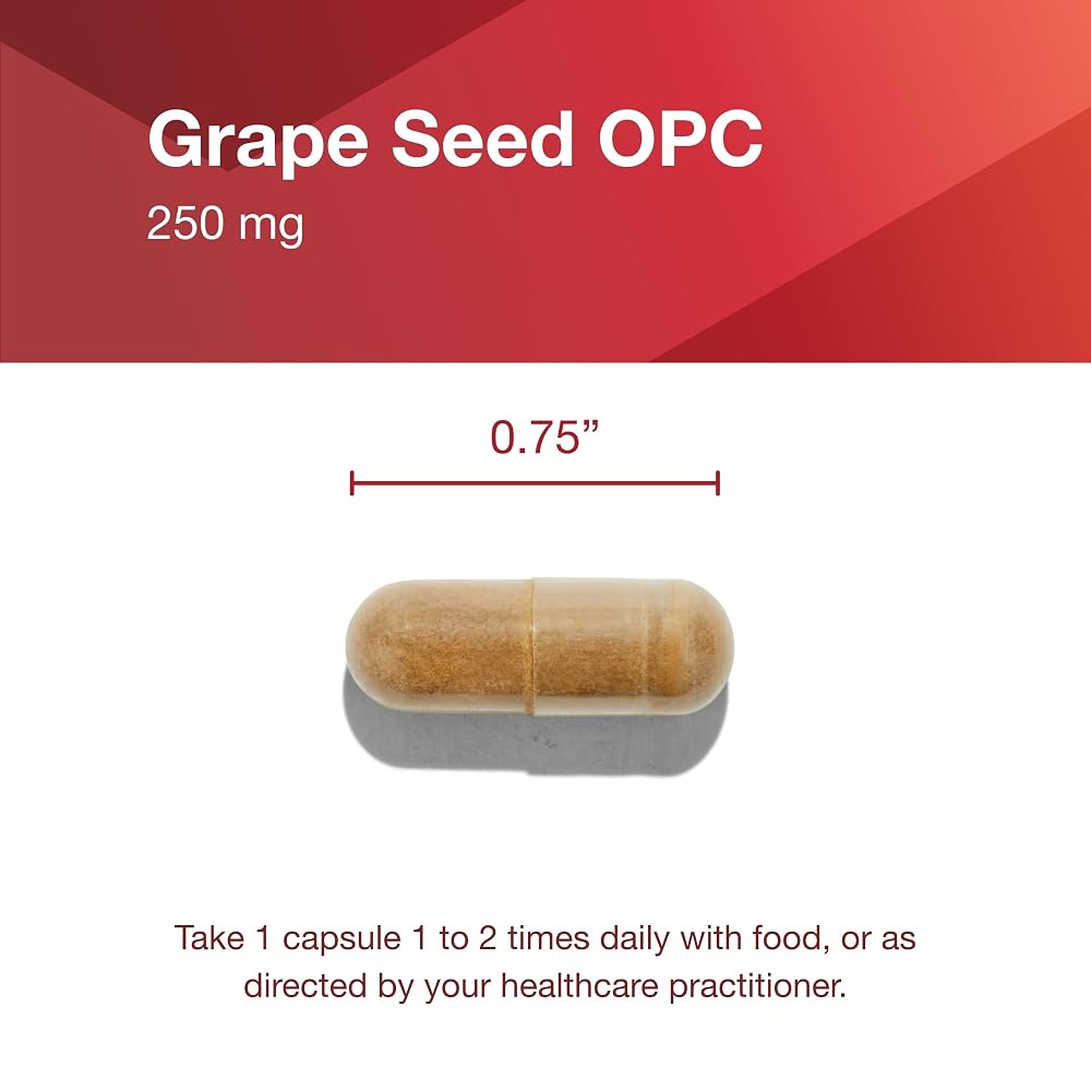 Protocol for Life Balance Grape Seed OPC 250mg - 90 Vegetarian Capsules - image 7