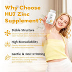 HUJ Zinc Bisglycinate Chelate Capsules for Immune Support - 60 Capsules - image 3