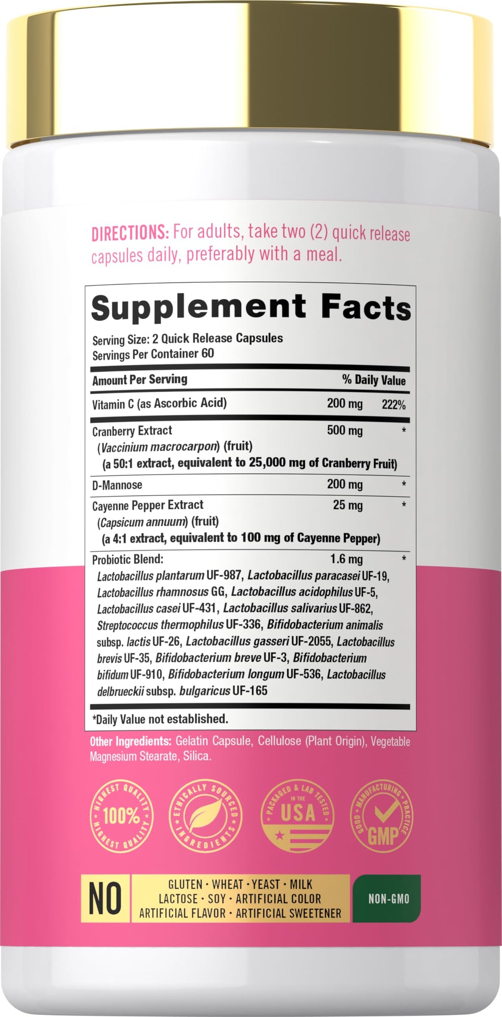 Carlyle Urinary Tract Health for Women - 120 Capsules - image 2