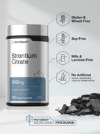 Horbäach Strontium Citrate 940 mg - 180 Capsules - image 5