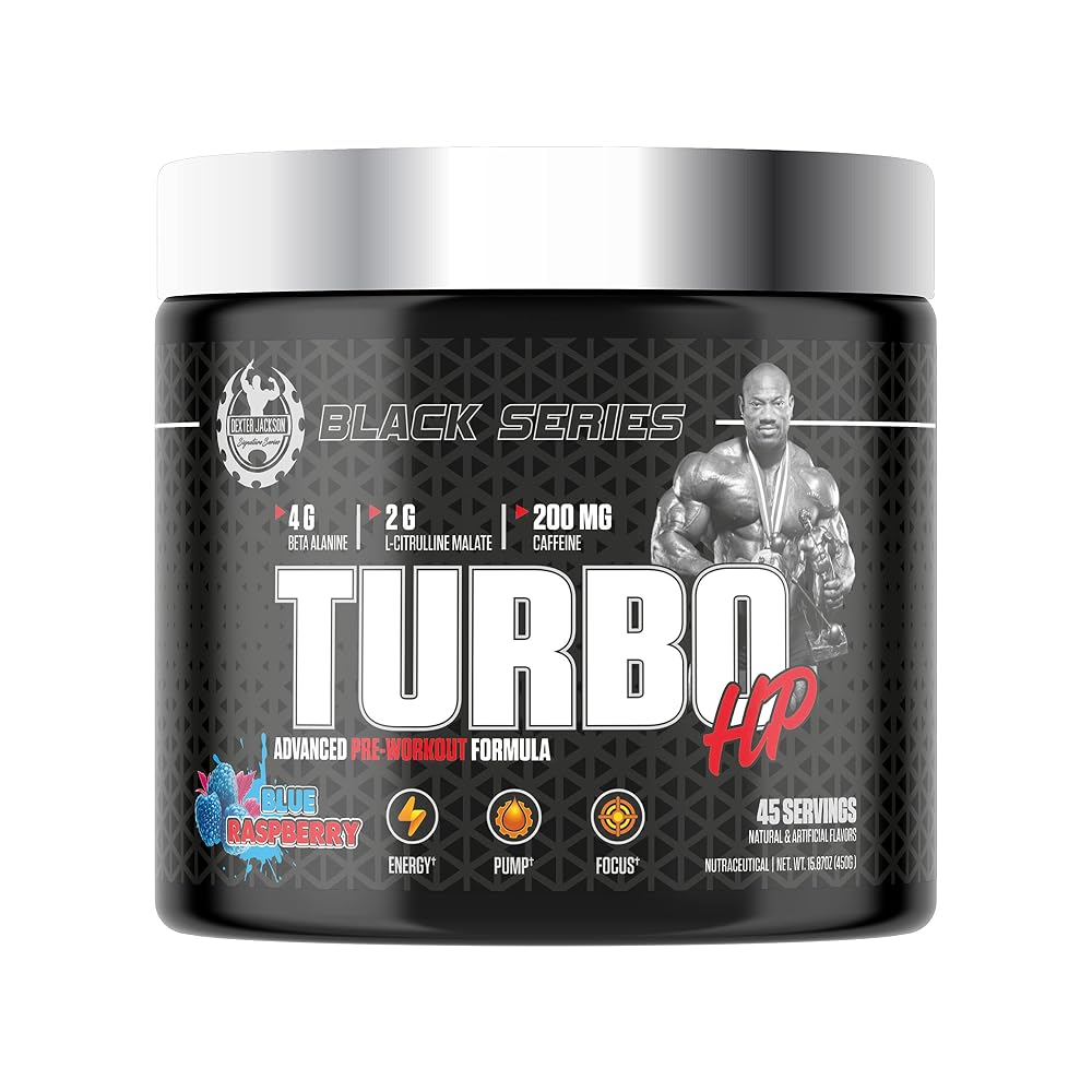 DEXTER JACKSON Black Series Turbo HP Pre Workout