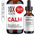 10X Health Calm Drops L-Theanine & GABA - 2.03 Fl Oz