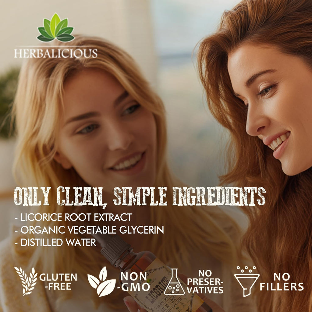HERBALICIOUS Licorice Root Glycyrrhiza Glabra - Organic Herbal