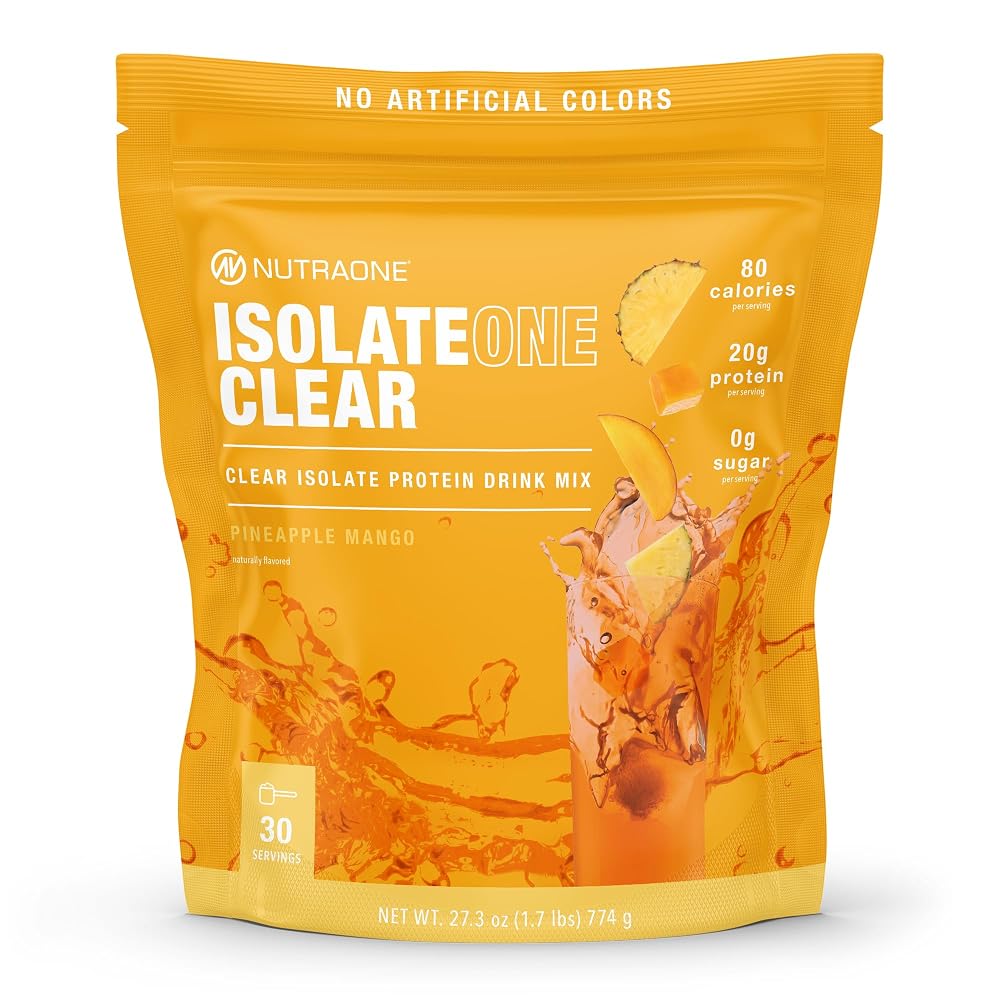 NutraOne Clear Whey Protein Powder Drink Mix