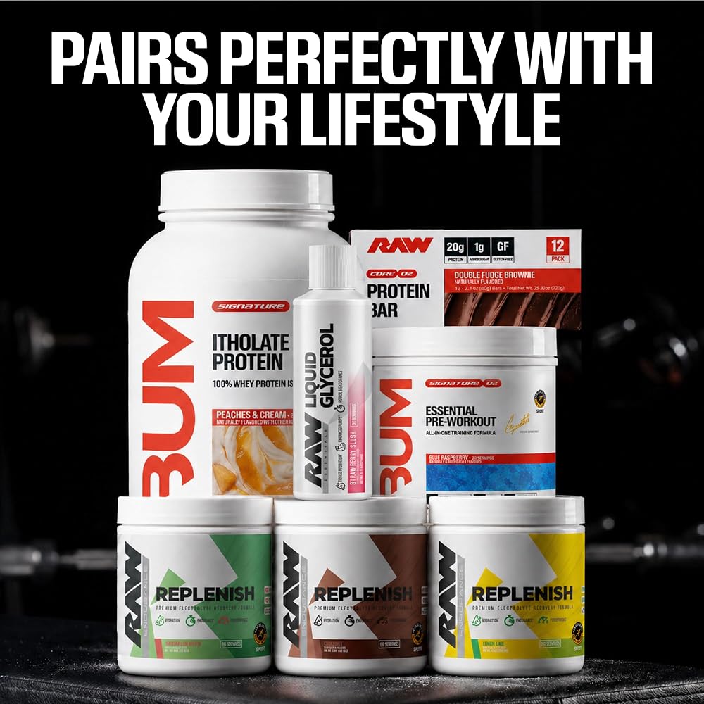 RAW Replenish, Premium Electrolytes Powder Recovery Formula