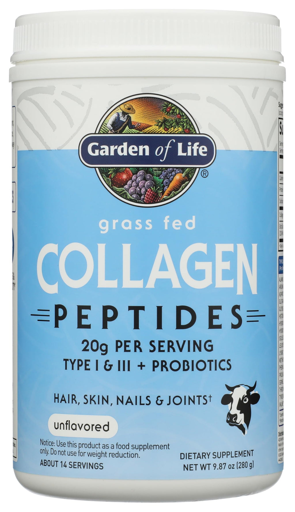 Garden of Life Collagen Peptides Powder