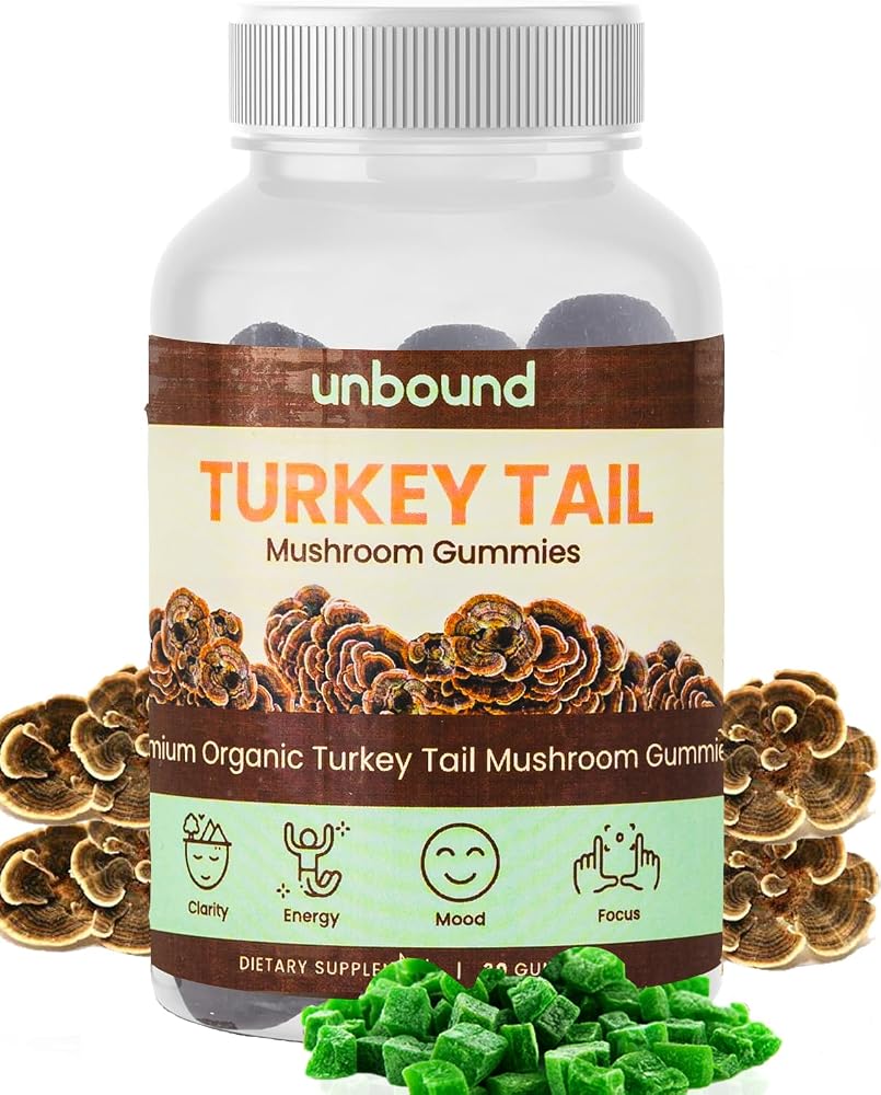 Unbound Mushroom Gummies Premium Organic Mushroom Multi-Complex