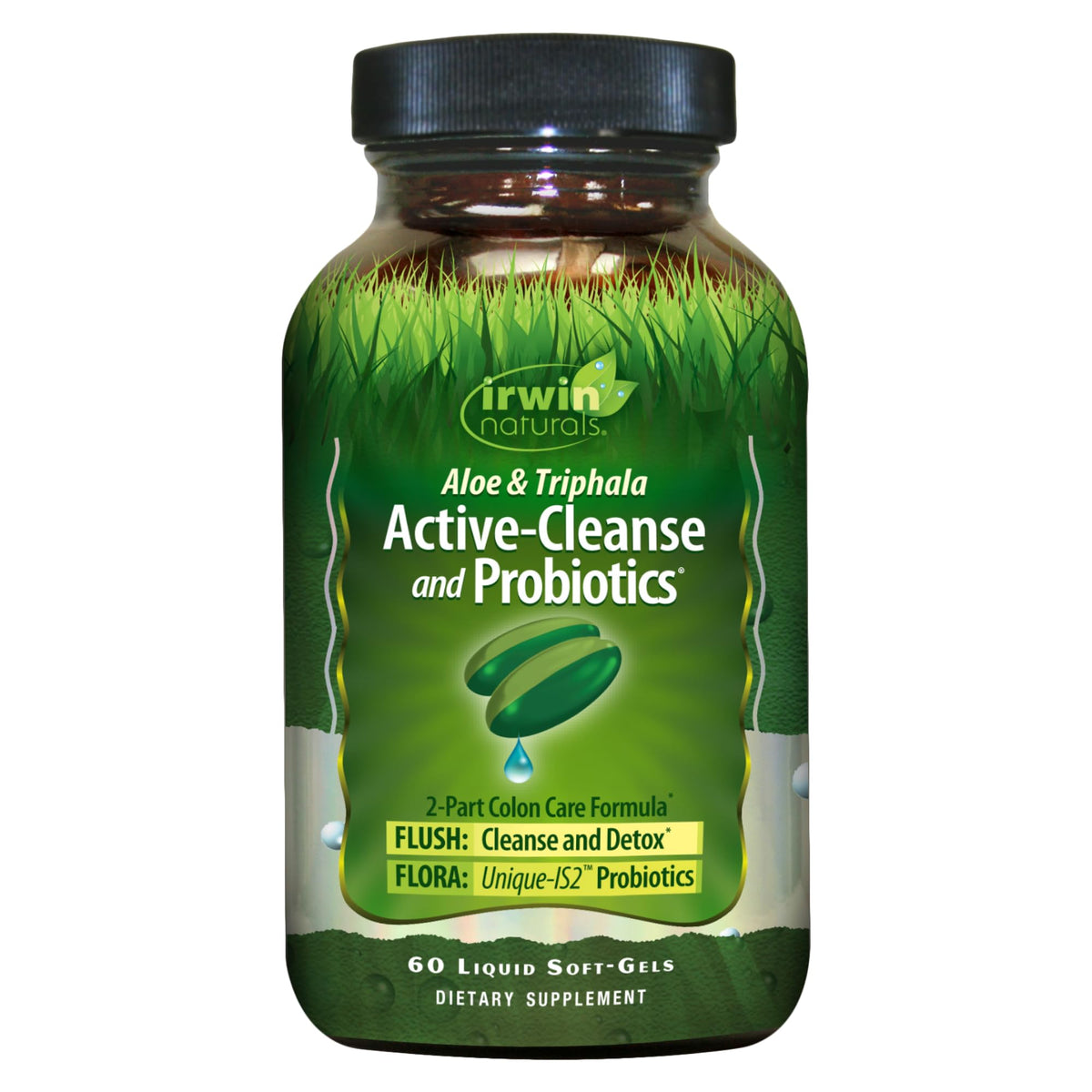 Irwin Naturals Aloe & Triphala Active Cleanse + Probiotics - 60 Softgels