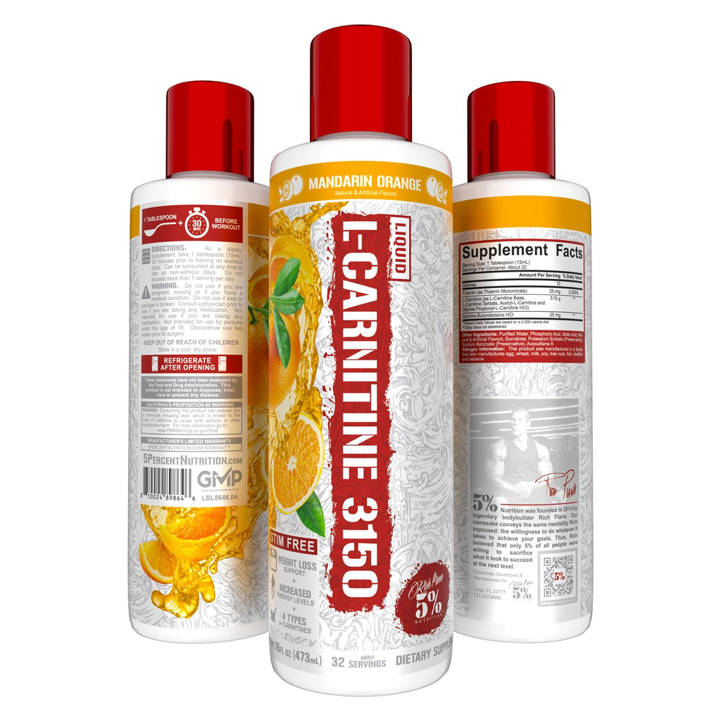 5% Nutrition L-Carnitine Liquid 3150