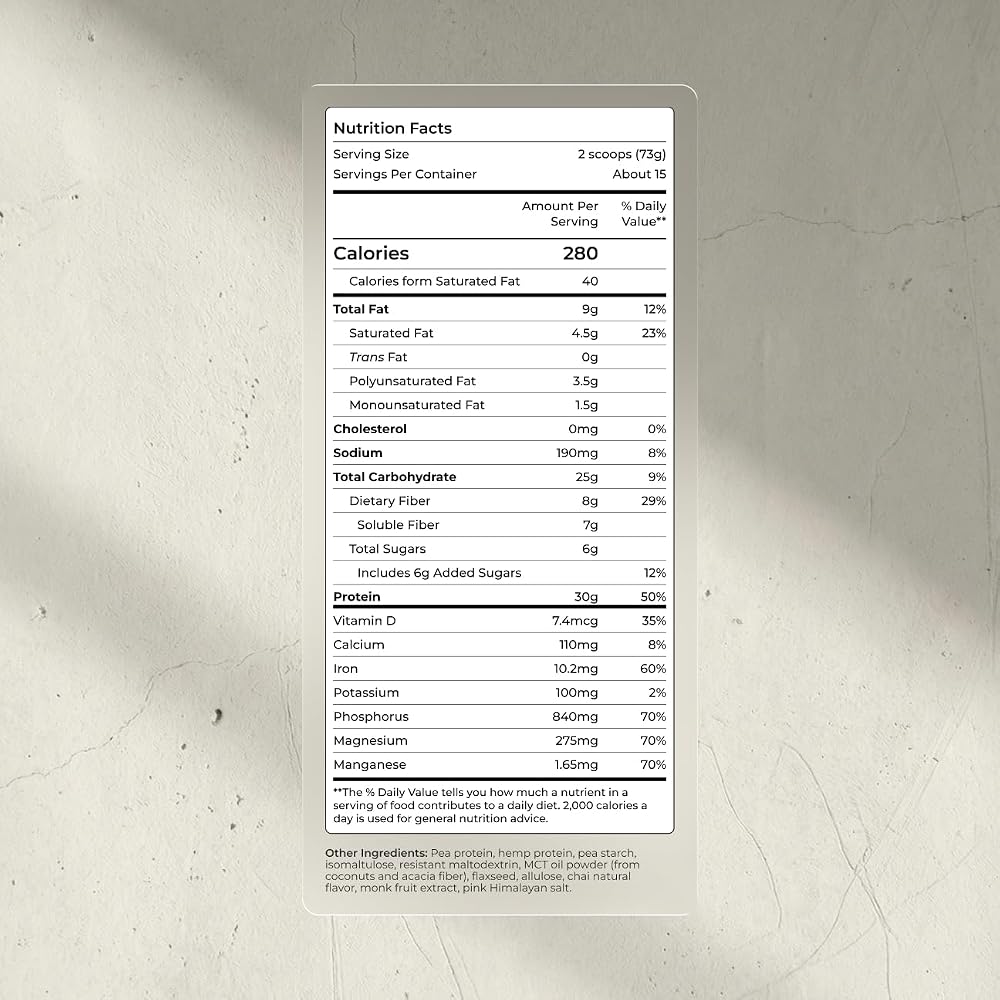 Blueprint Bryan Johnson Vegan Protein Meal Replacement - 15 Servings - image 2