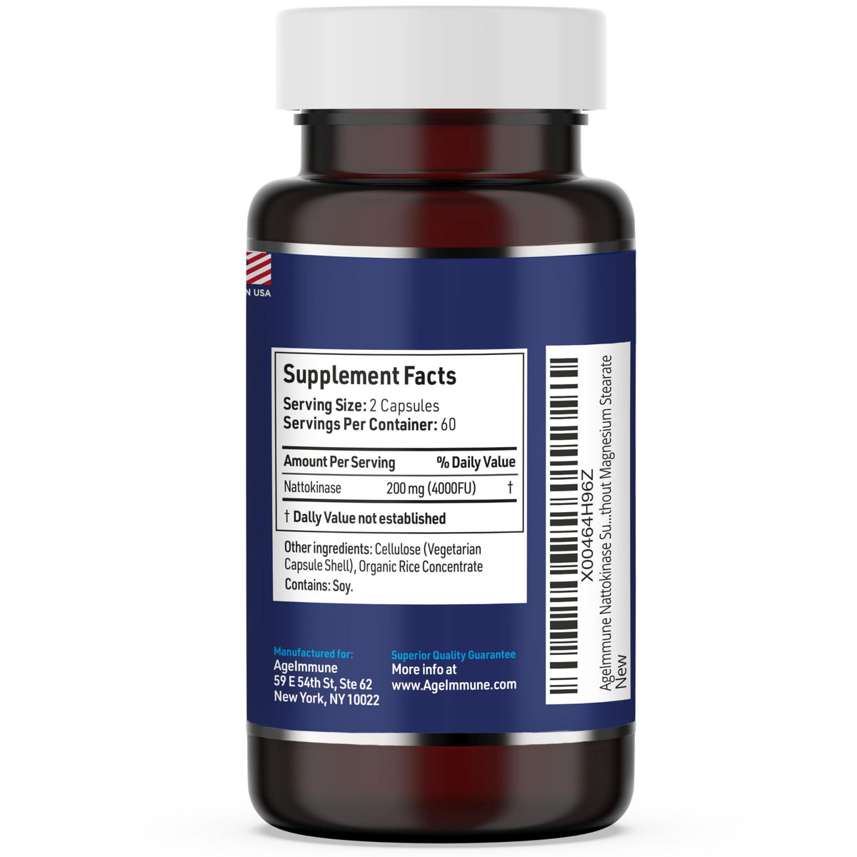 AgeImmune SOD Antioxidants Complex Healthy Aging Supplement - image 2