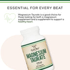 Double Wood Supplements Magnesium Taurate Supplement for Cardiovascular Health