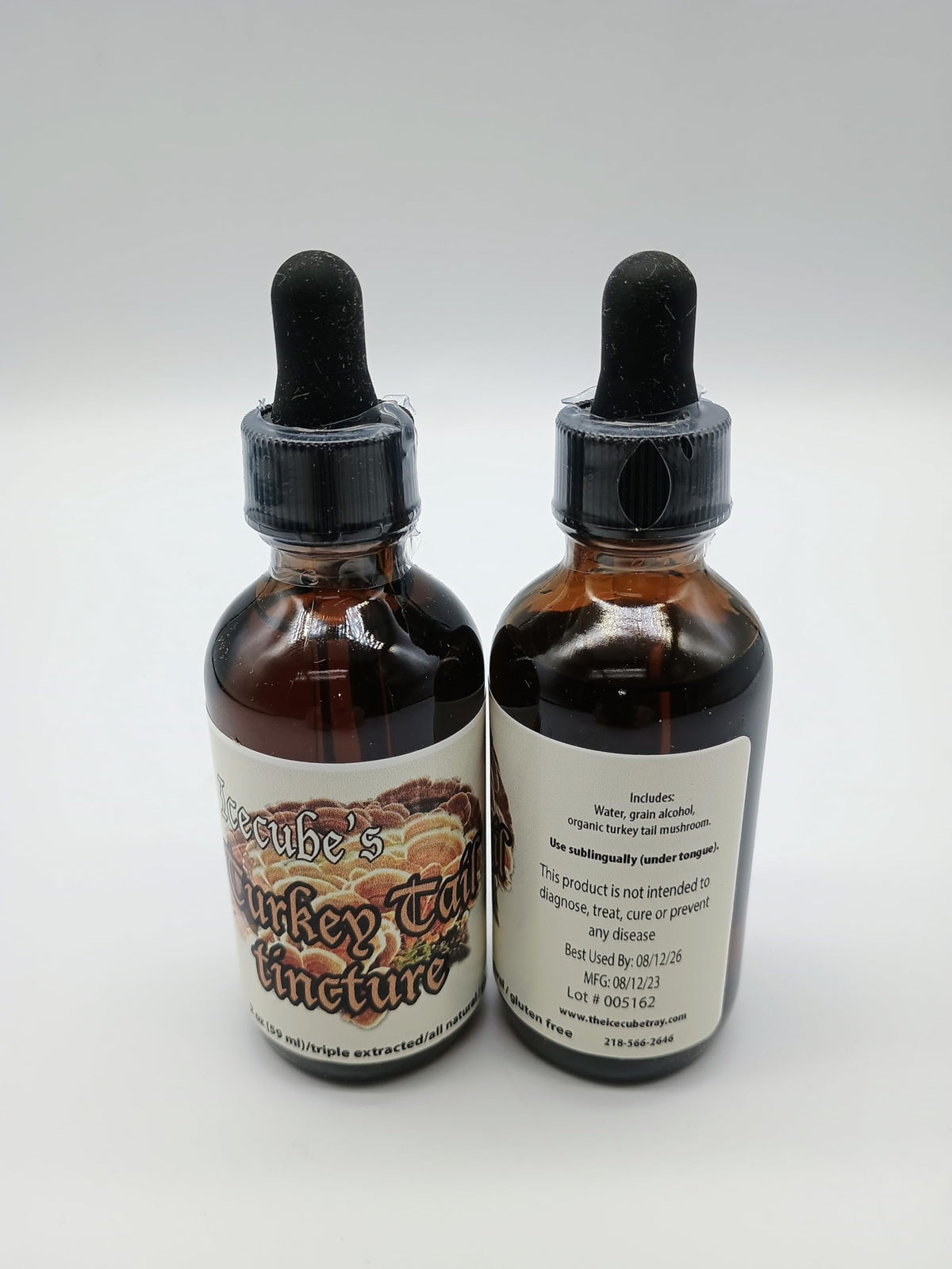 Icecube's Turkey Tail Tincture Triple Extracted - 2 Fl Oz