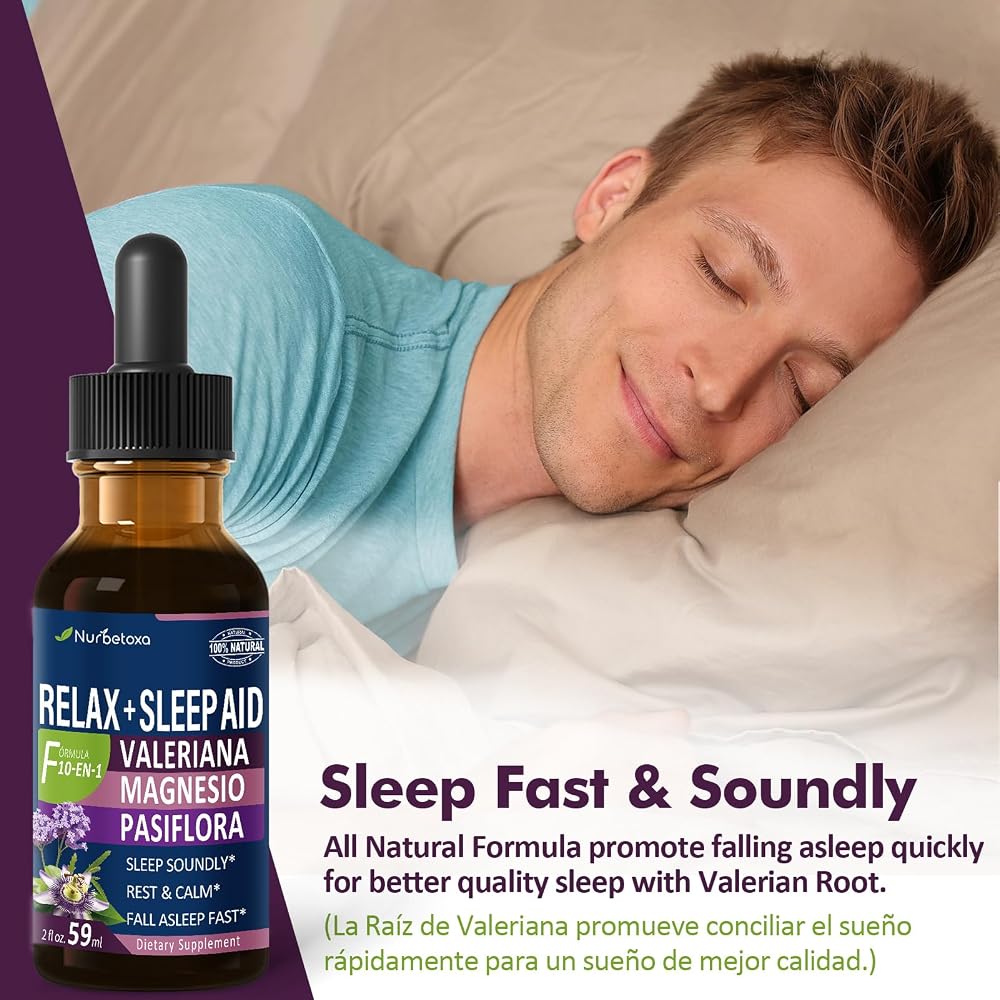 Nurbetoxa Valerian Root Sleep Aid Drops