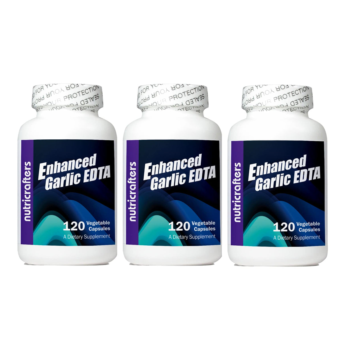 NutriCrafters Enhanced Garlic EDTA 1000mg - 360 Capsules