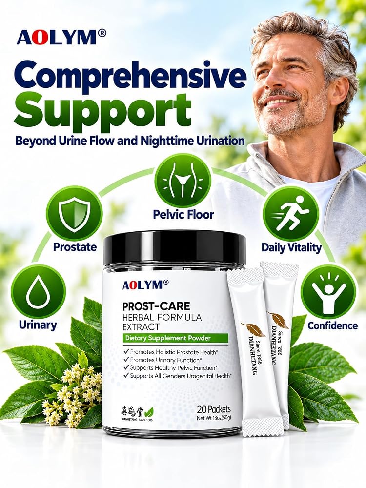 AOLYM PROST-CARE Prostate Health Supplement - 20 Pack - image 6