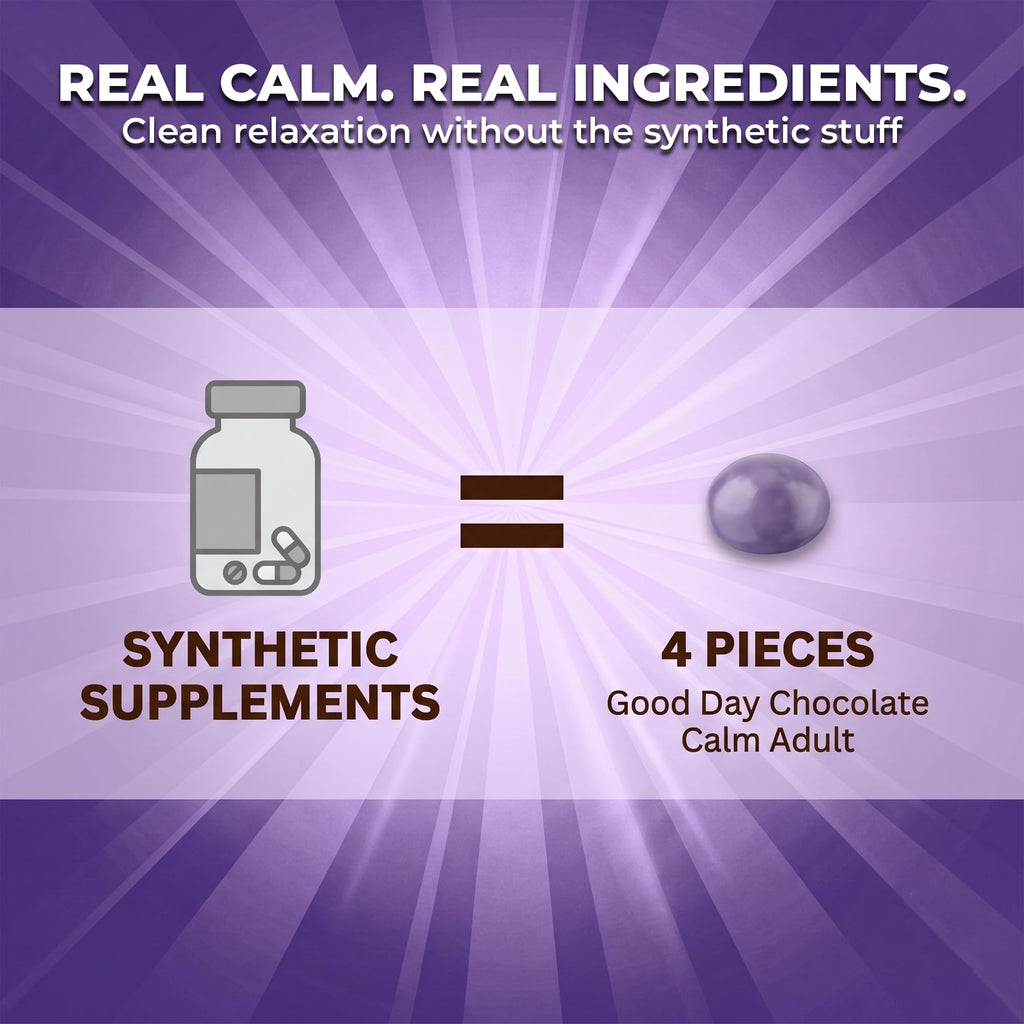 Good Day Chocolate Natural Calming Supplement for Adults