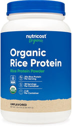 Nutricost Organic Rice Protein Powder - 2 LB