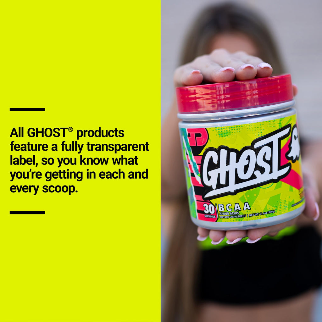 GHOST BCAA Powder Amino Acids Supplement Lemon Crush - 30 Servings - image 5