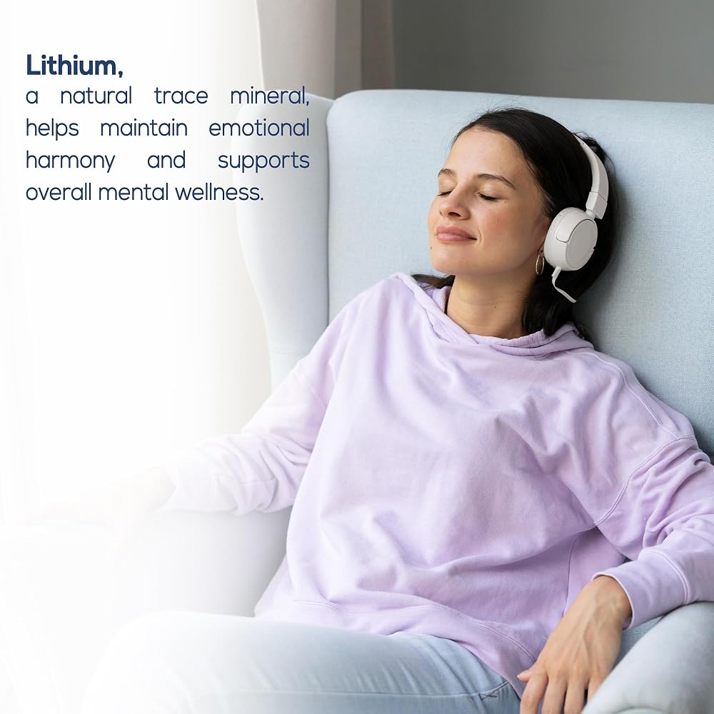 HARMONIFY Lithium Orotate 10mg with Magnesium Taurate - 60 Capsules - image 4