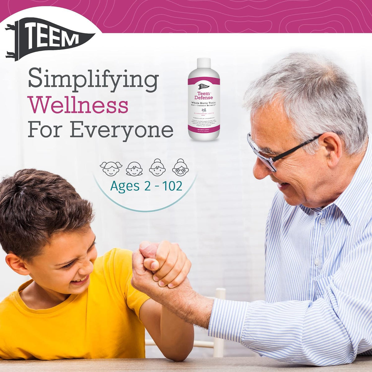 Teem Defense Liquid Probiotic with Elderberry and Postbiotics - 16 fl oz - image 6