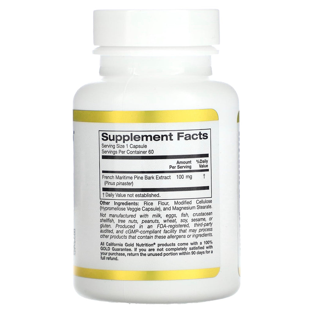 California Gold Nutrition French Maritime Pine Bark Extract - image 2