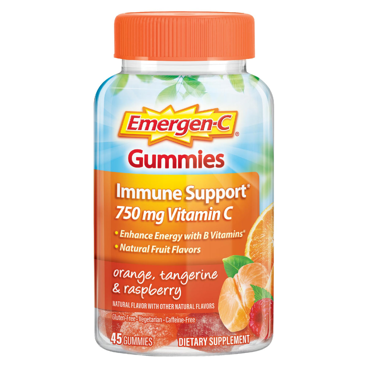 Emergen-C Vitamin C 750mg Immune Support Gummies - 45 Gummies