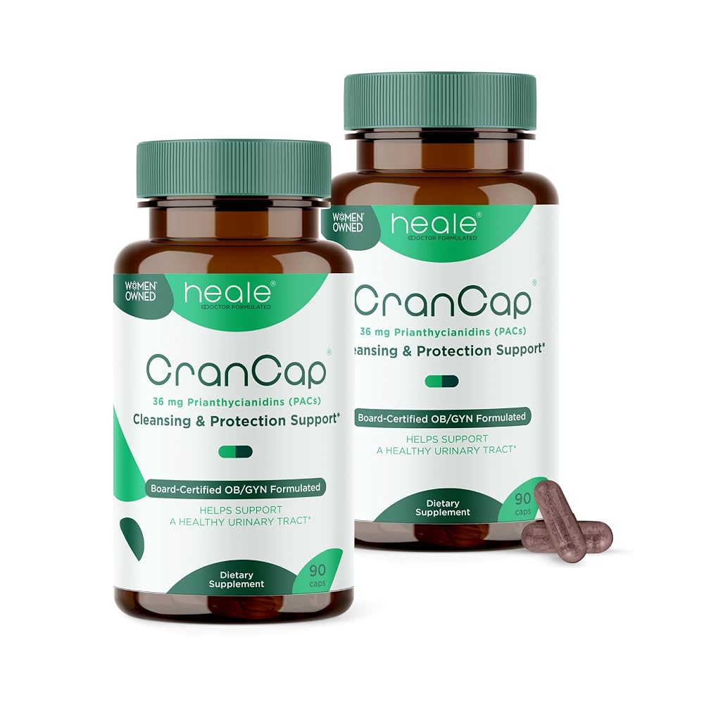 CranCap Cranberry Pills Urinary Tract Support - 180 Capsules