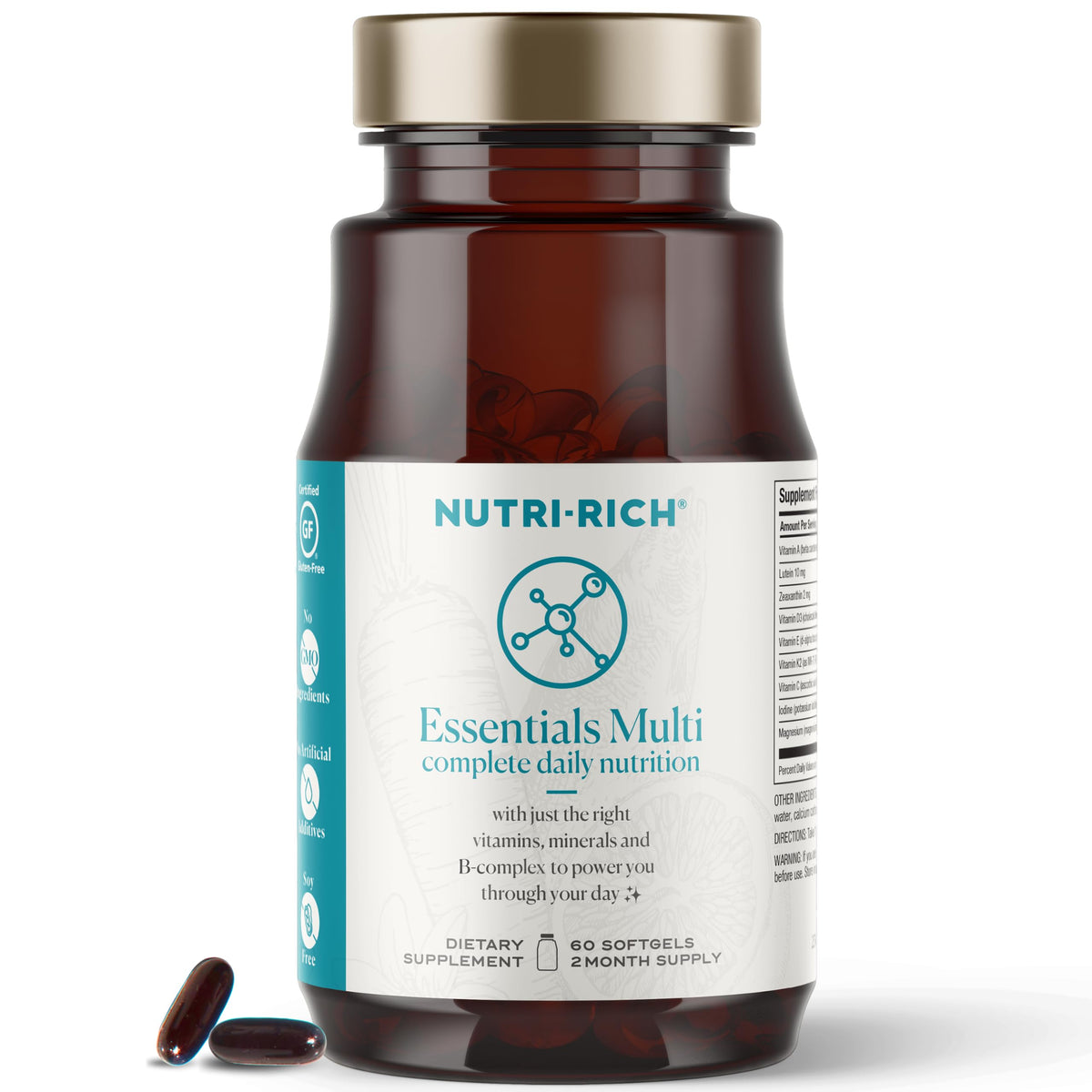 Nutri-Rich Essentials Multi Multivitamin for Energy & Immune Support