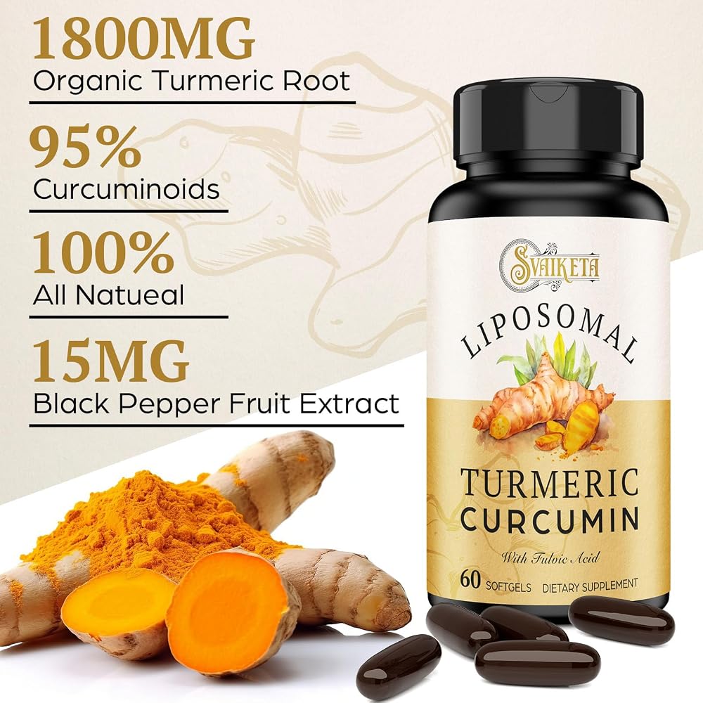 Svaiketa Liposomal Turmeric Curcumin Supplement
