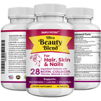 Simply Potent Hair Skin and Nails Vitamins with Biotin 5000mcg - 60 Tablets
