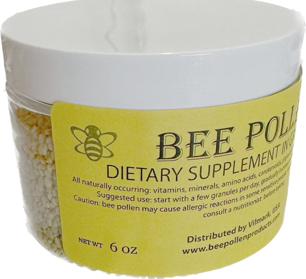 Vilmark Bee Pollen 100% Pure Natural Granules - 6 oz
