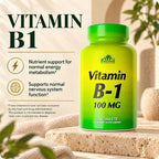 ALFA VITAMINS Vitamin B-1 100 mg - 100 Tablets - image 2