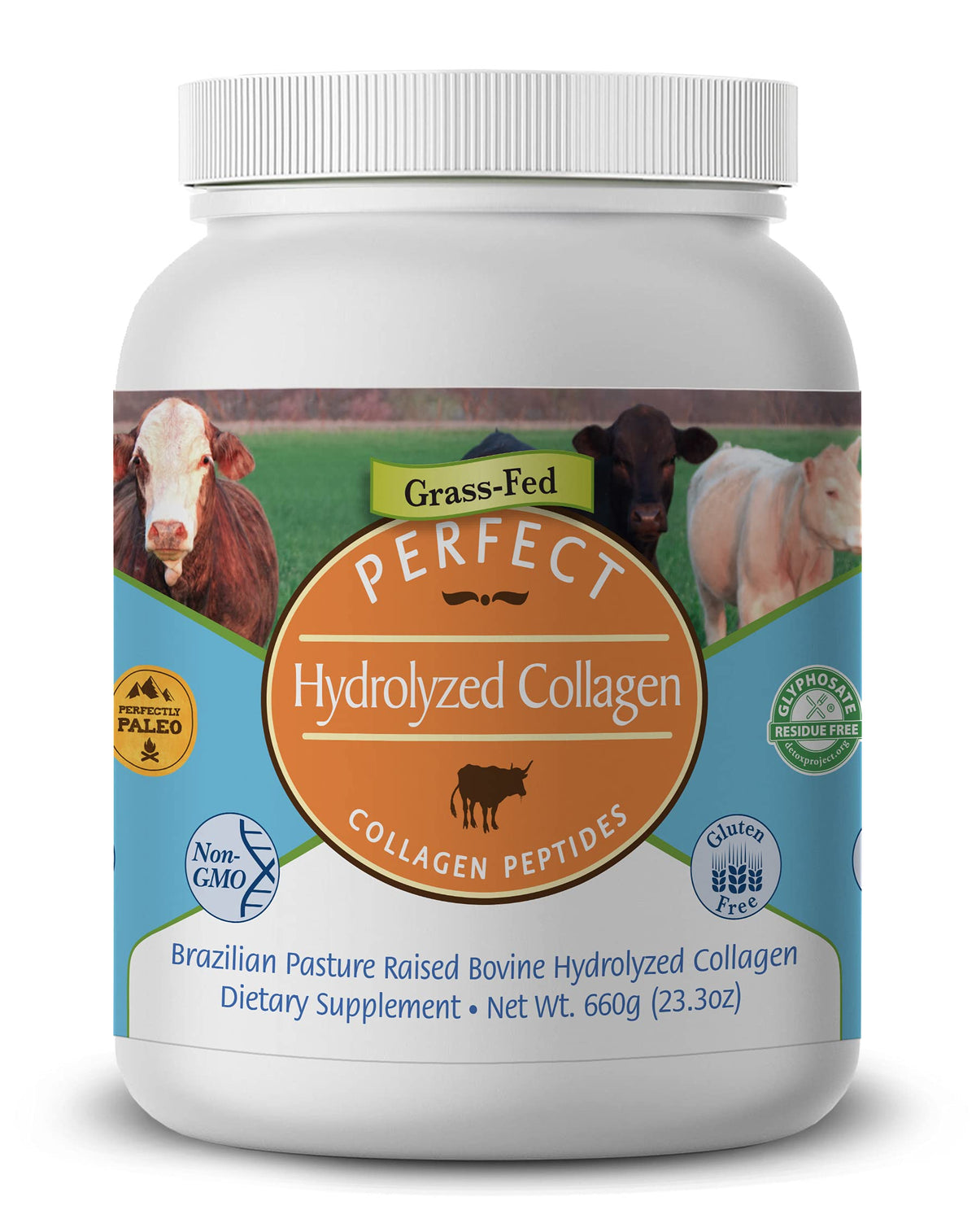 Perfect Supplements Hydrolyzed Collagen Powder - 660g