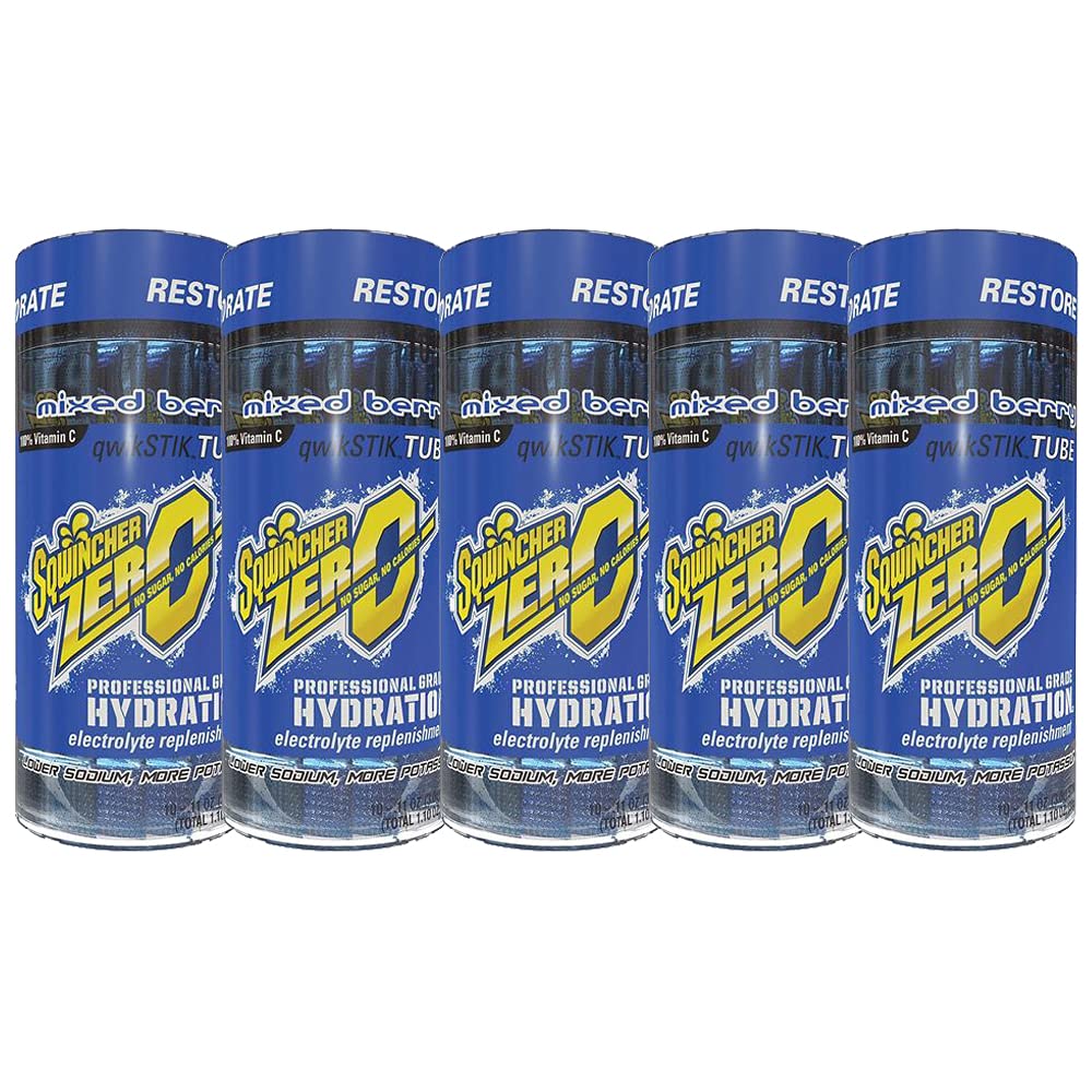 Sqwincher Zero Qwik Stik Sugar Free Electrolyte Drink Mix - 50 Sticks