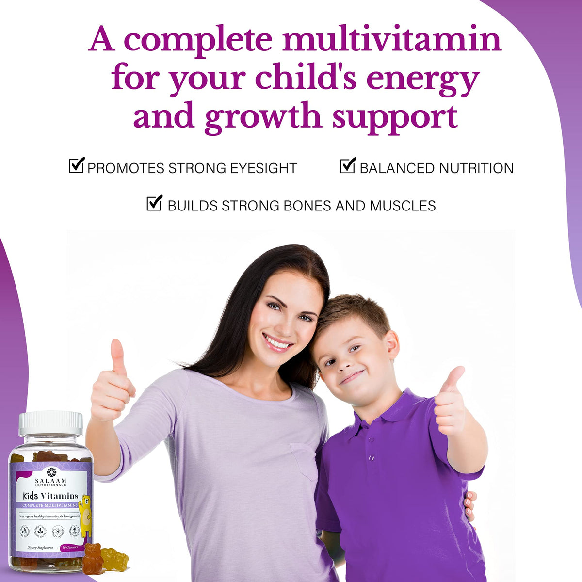 Salaam Nutritionals Kids Multivitamin Gummies - 270 Count - image 5