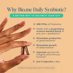 Bio.me Synbiotic 3-in-1 Prebiotics, Probiotics & Postbiotics - 60 Capsules - image 4
