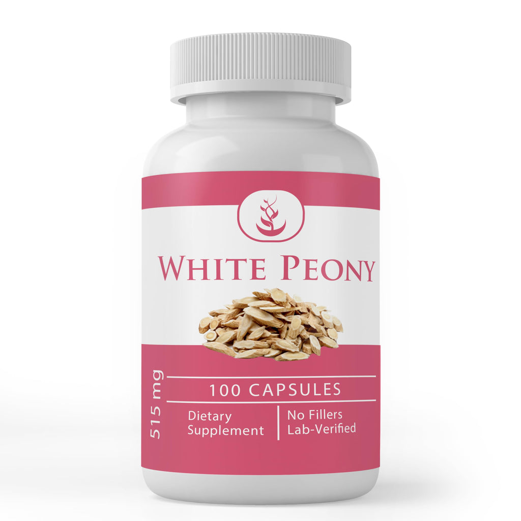 Pure Original Ingredients White Peony - 100 Capsules