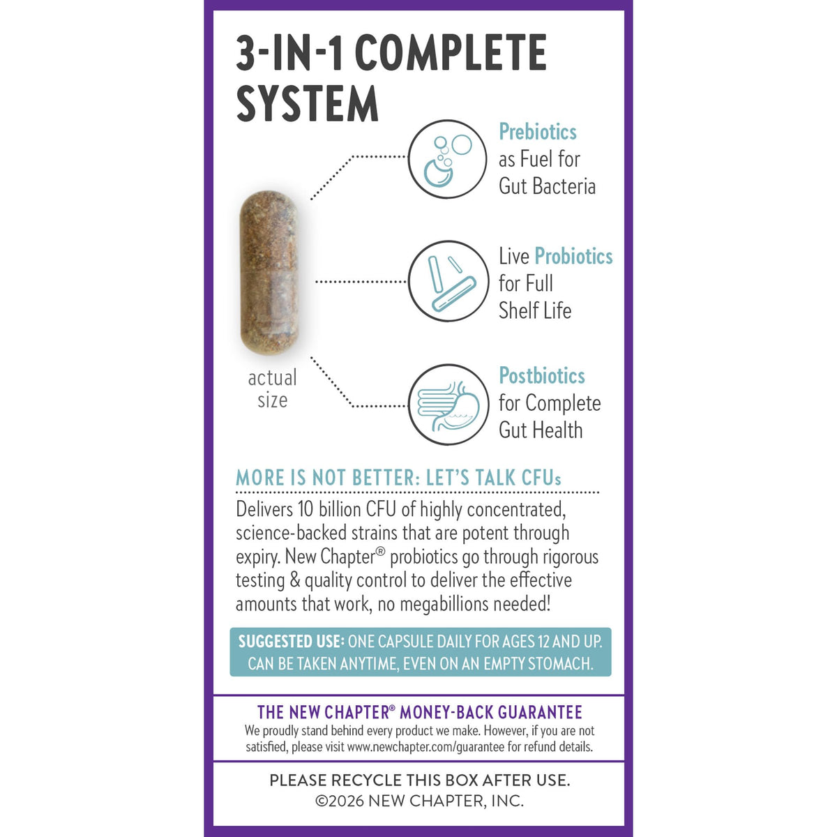 New Chapter Probiotic All-Flora - for Advanced Immune Support