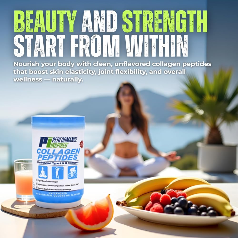 PERFORMANCE INSPIRED Collagen Peptides Powder Unflavored - 340g - image 5