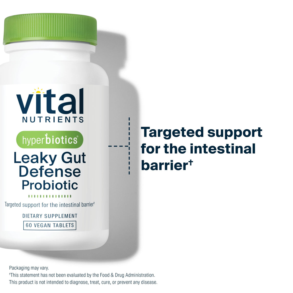 Hyperbiotics Vital Nutrients Leaky Gut Defense Probiotic - 60 Tablets - image 5