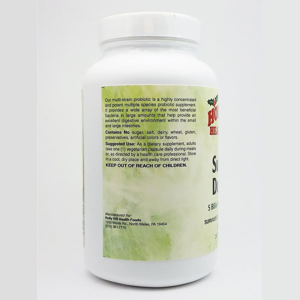 Holly Hill Health Foods Suprema Dophilus Probiotic - 240 Vegetarian Capsules - image 3