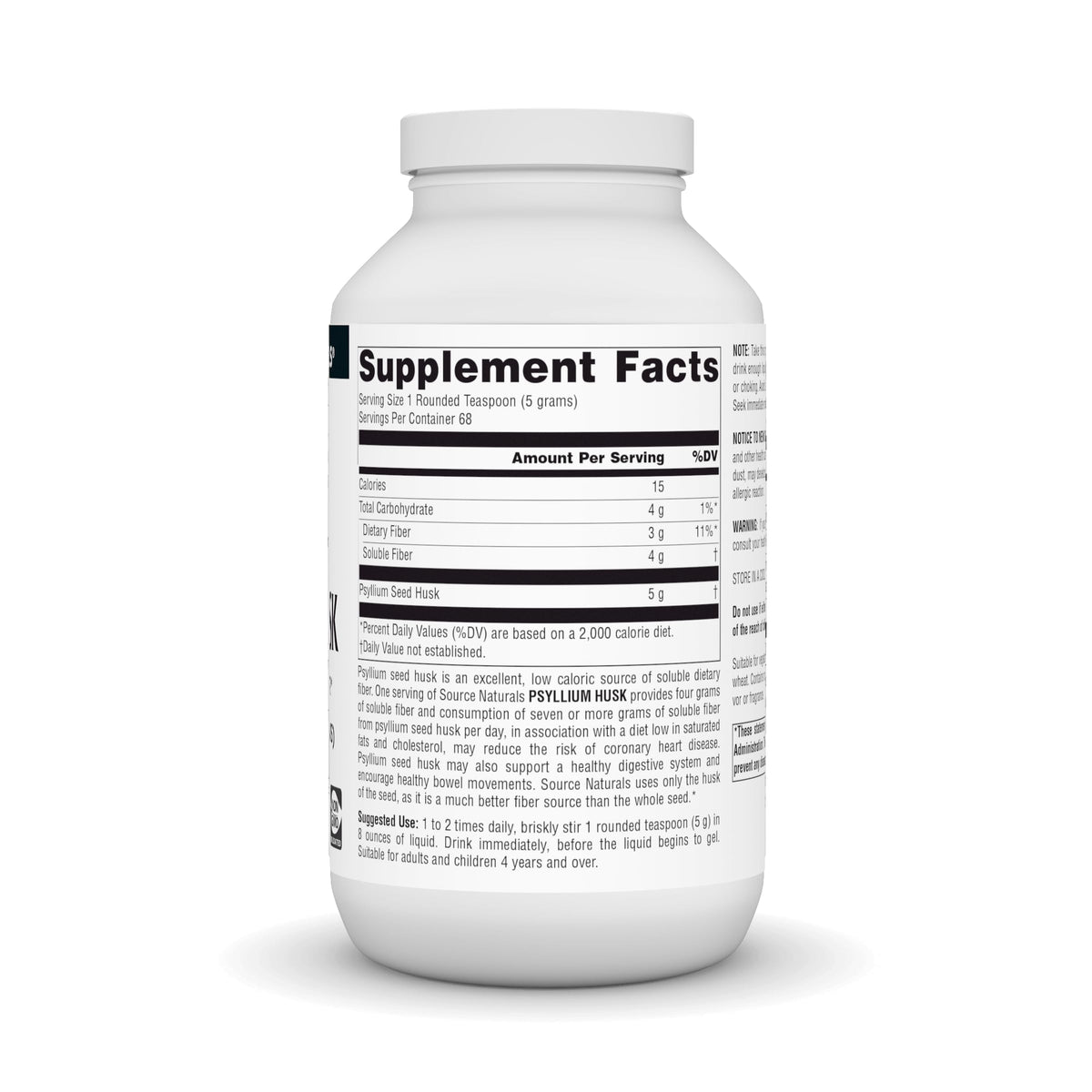 Source Naturals Psyllium Husk Powder - 12 oz - image 3