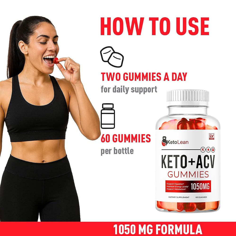 LIVORKA Keto Lean ACV Gummies 1050mg - 300 Gummies - image 5