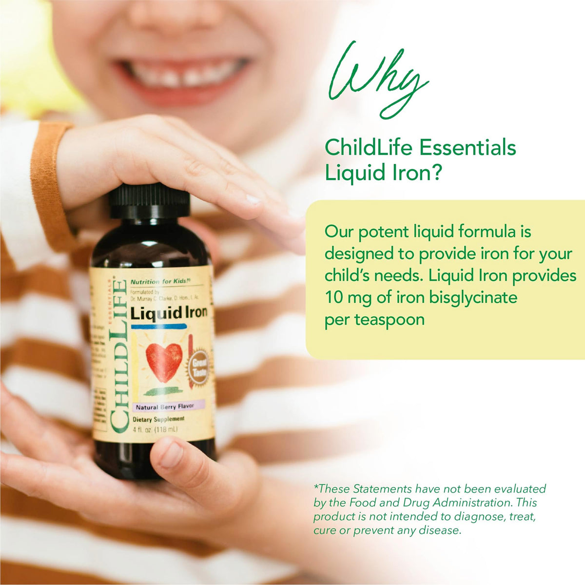 ChildLife Essentials Liquid Iron for Kids, Berry - 4 Fl Oz - image 3
