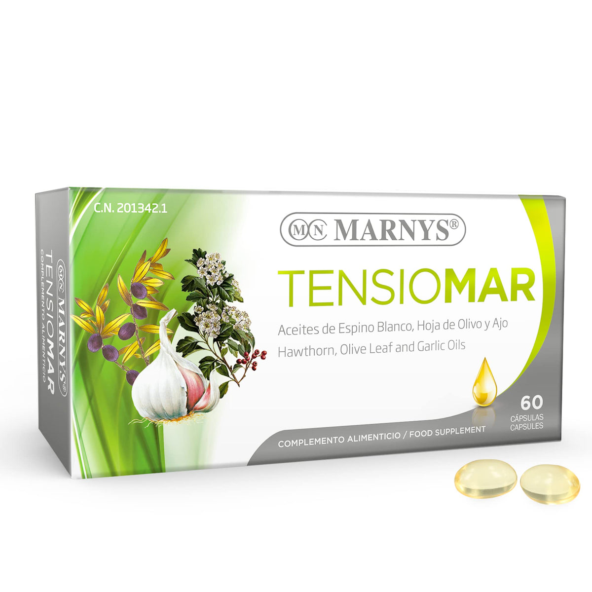 Marnys Tensiomar Heart Function Support - 60 Softgels